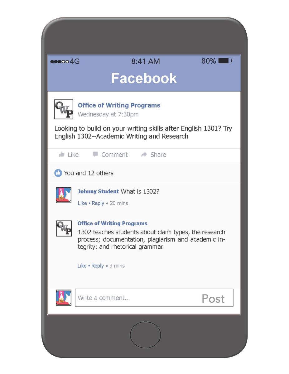 Looking to build your writing skills after ENGL 1301? Try ENGL 1302!