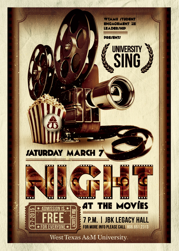 University Sing Flyer