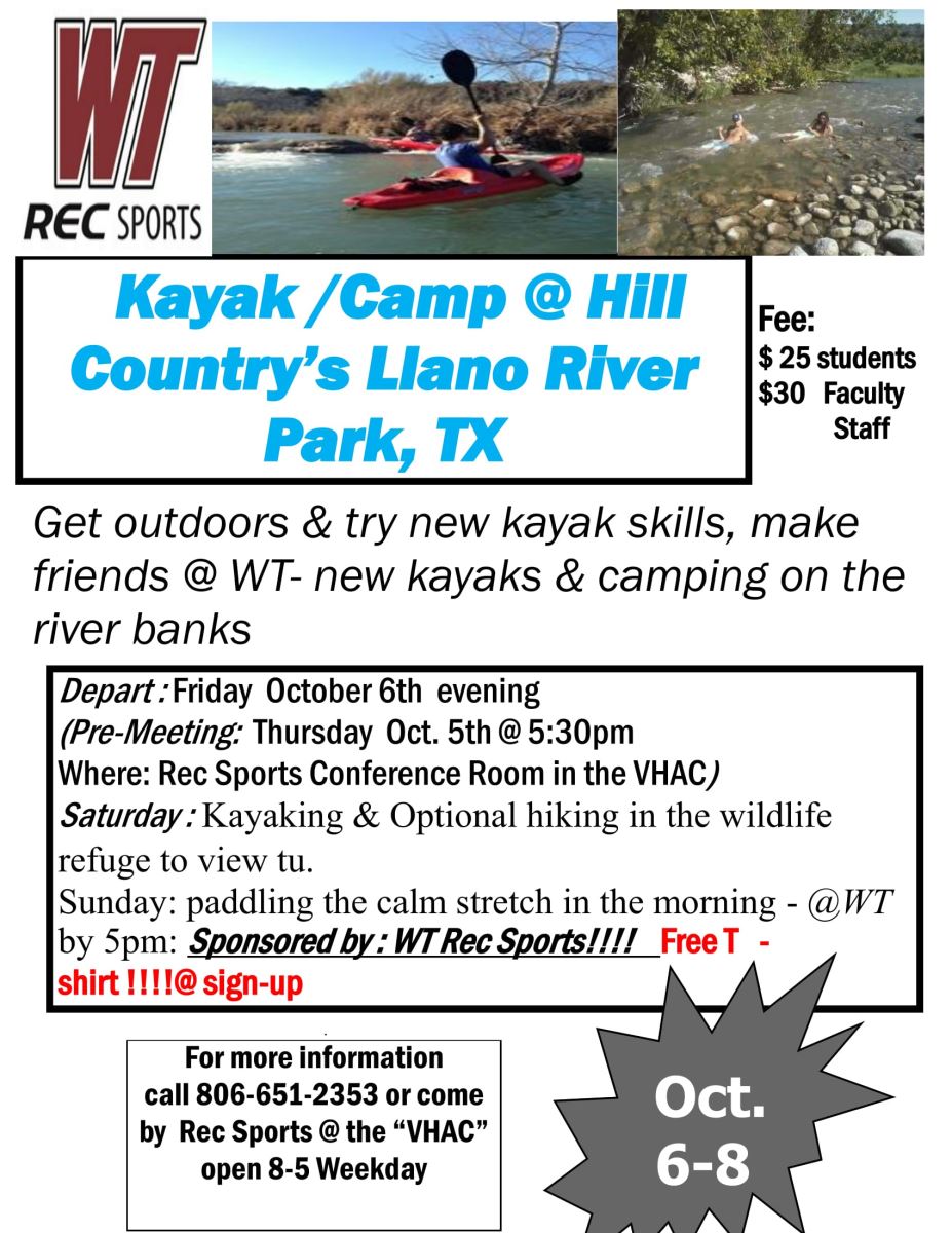Kayak & Camp at The Llano River in Texas