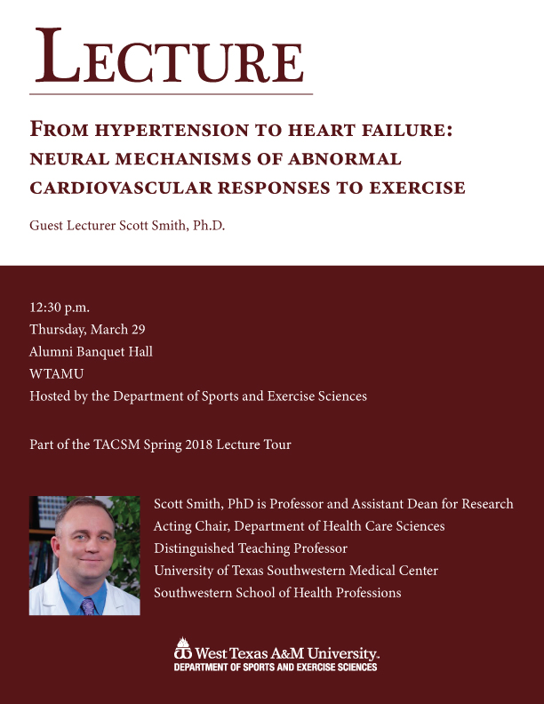 Texas ACSM Spring Lecture
