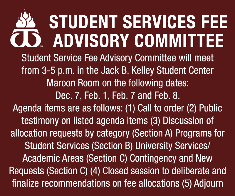 Student Service Advisory Committee