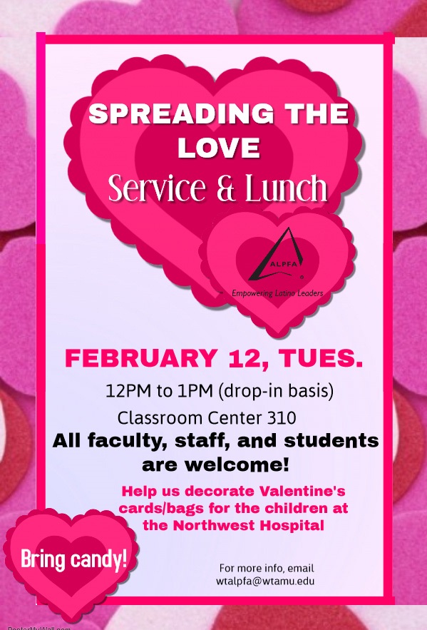 Spreading the Love - Service & Lunch Day - ALPFA