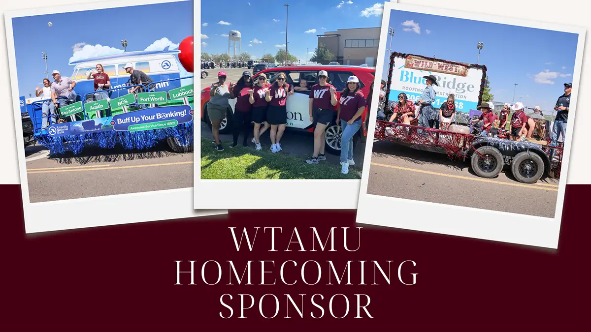 WTAMU Homecoming Sponsor Banner