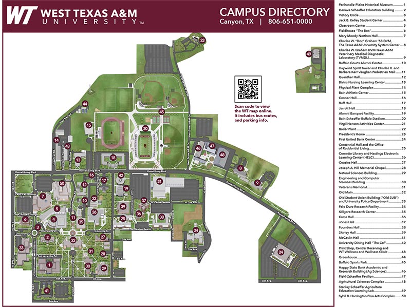 Printable PDF Campus Map