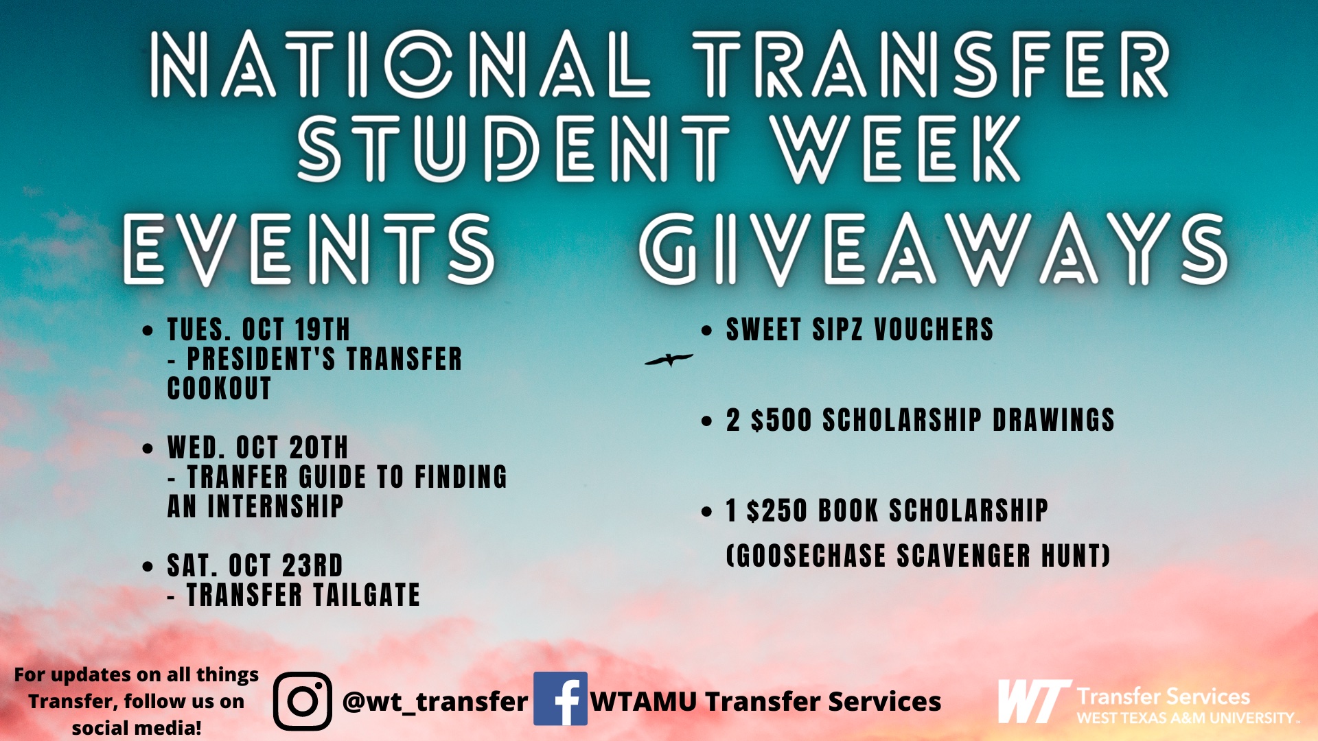 National Transfer Student Week 2021