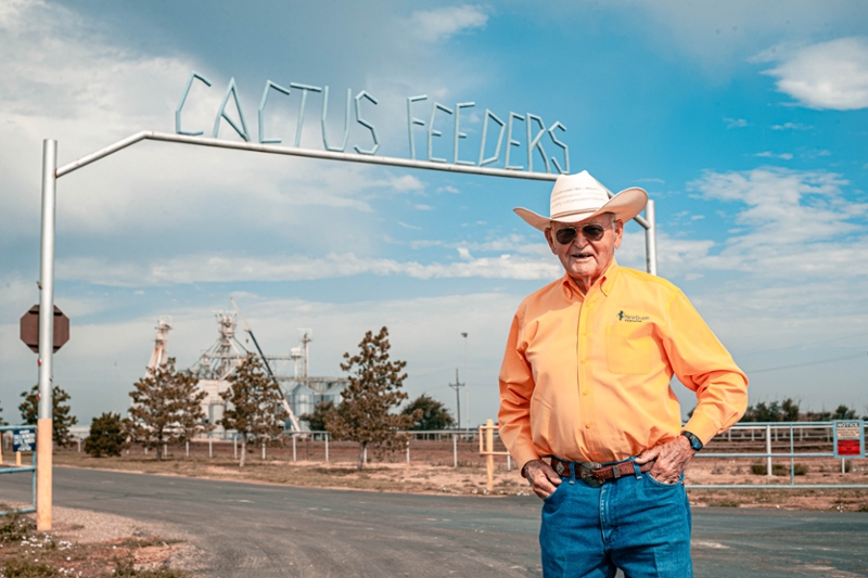 Paul Engler at Cactus Feeders