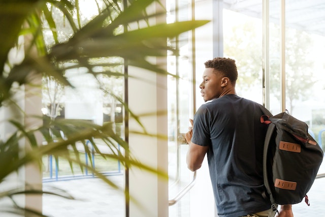 Student Walking