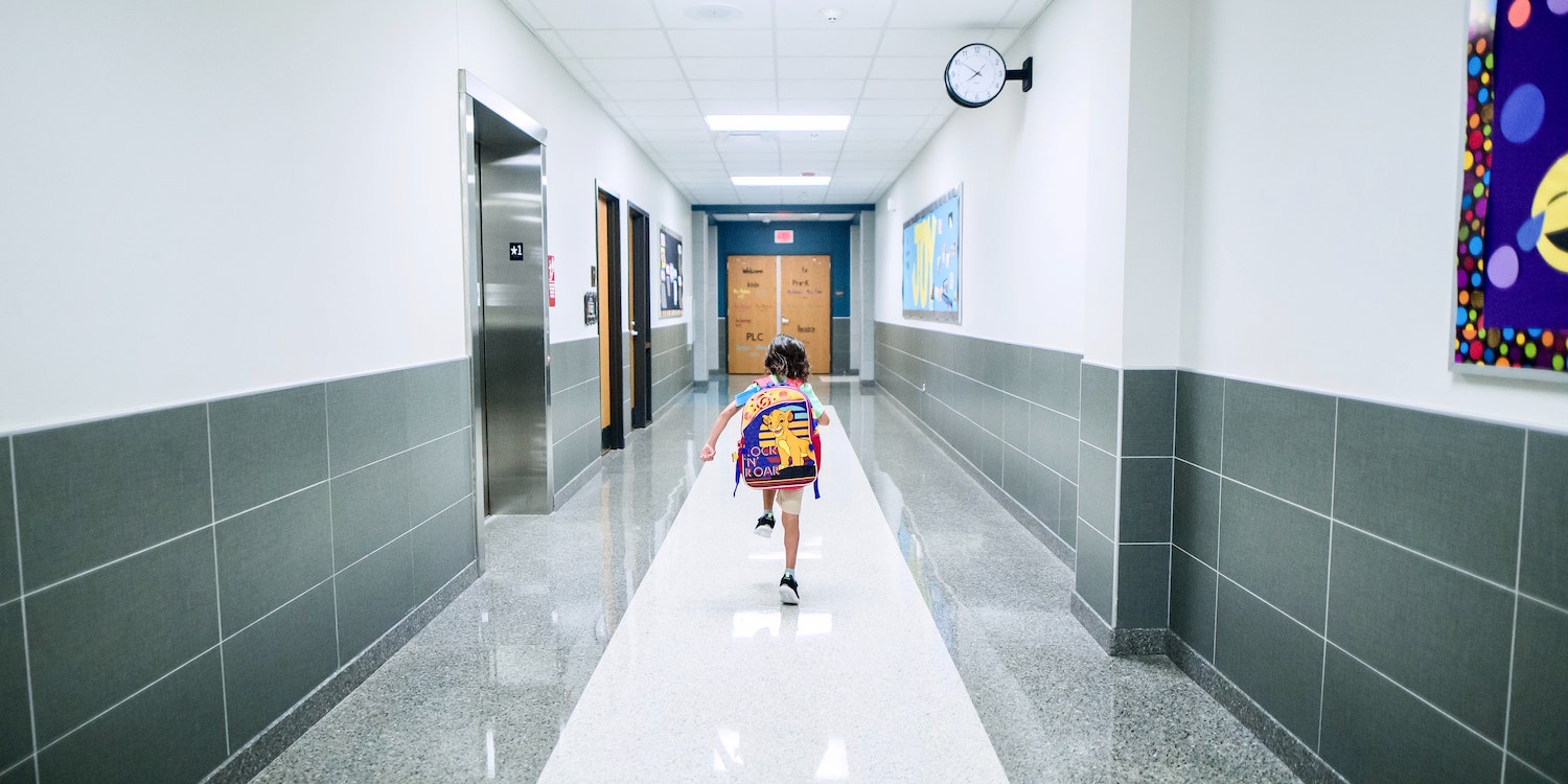 Girl In School