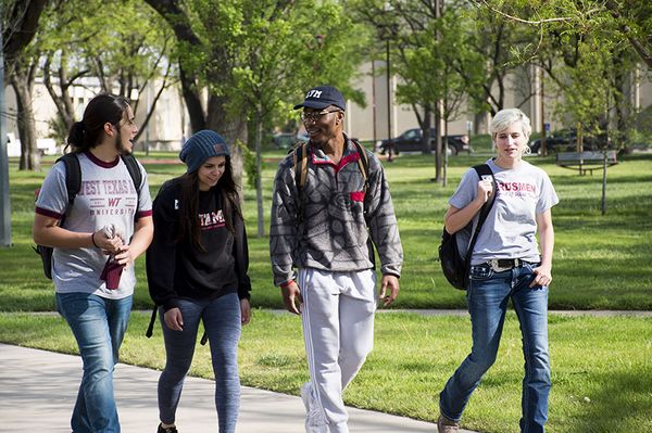 Students Walking