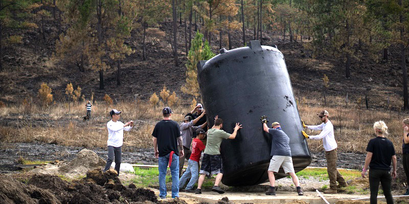 Engineering students in Honduras