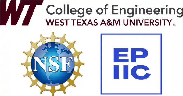 WT College of Engineering, NSF and EPIIC Logo