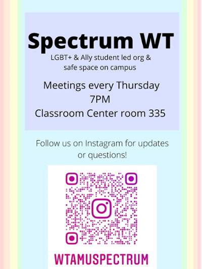 Spectrum meeting times on thursday at 7pm