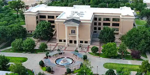 Old Main Pedestrian Mall Aerial