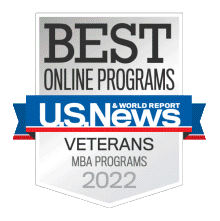 US News World Report 2022 Online Veteran MBA Program