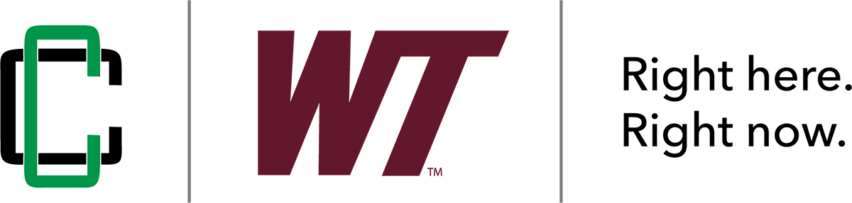 Clarendon College and WT Finisher's Program Banner
