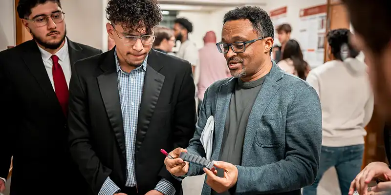 Engineering Students Learning from Professor