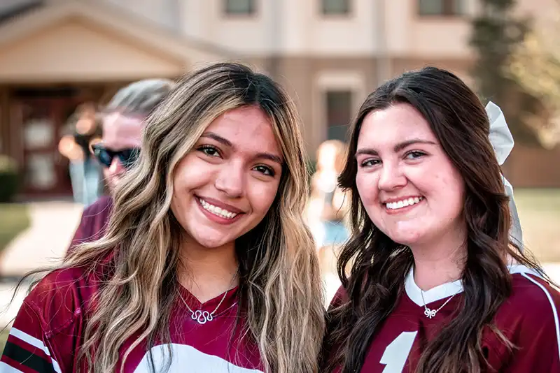Female WT Students Wearing Jerseys
