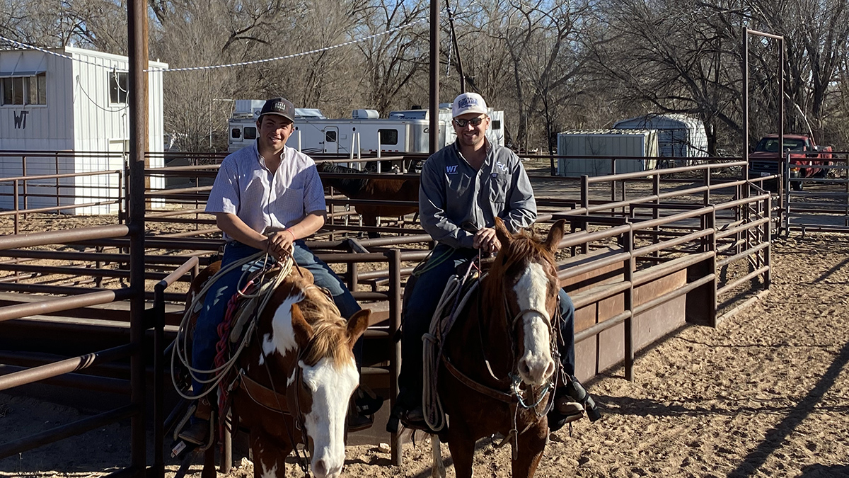 Wahlert, Johnson Rope Their Way into Odessa College Rodeo Finals WTAMU