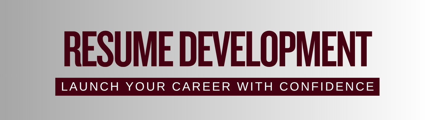 Resume Development Header