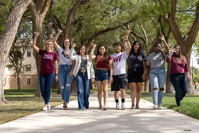 Students Walking