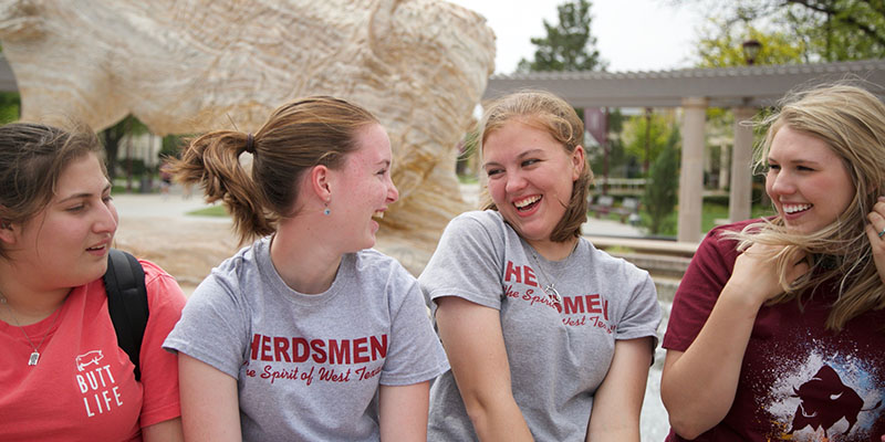 Students chatting