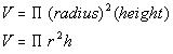 volume cylinder