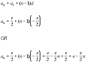 Arithmetic Formula Chart