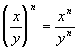 exponent quotient