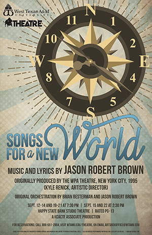 Songs for a New World poster