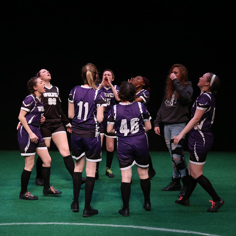 A scene from The Wolves, April 2019.