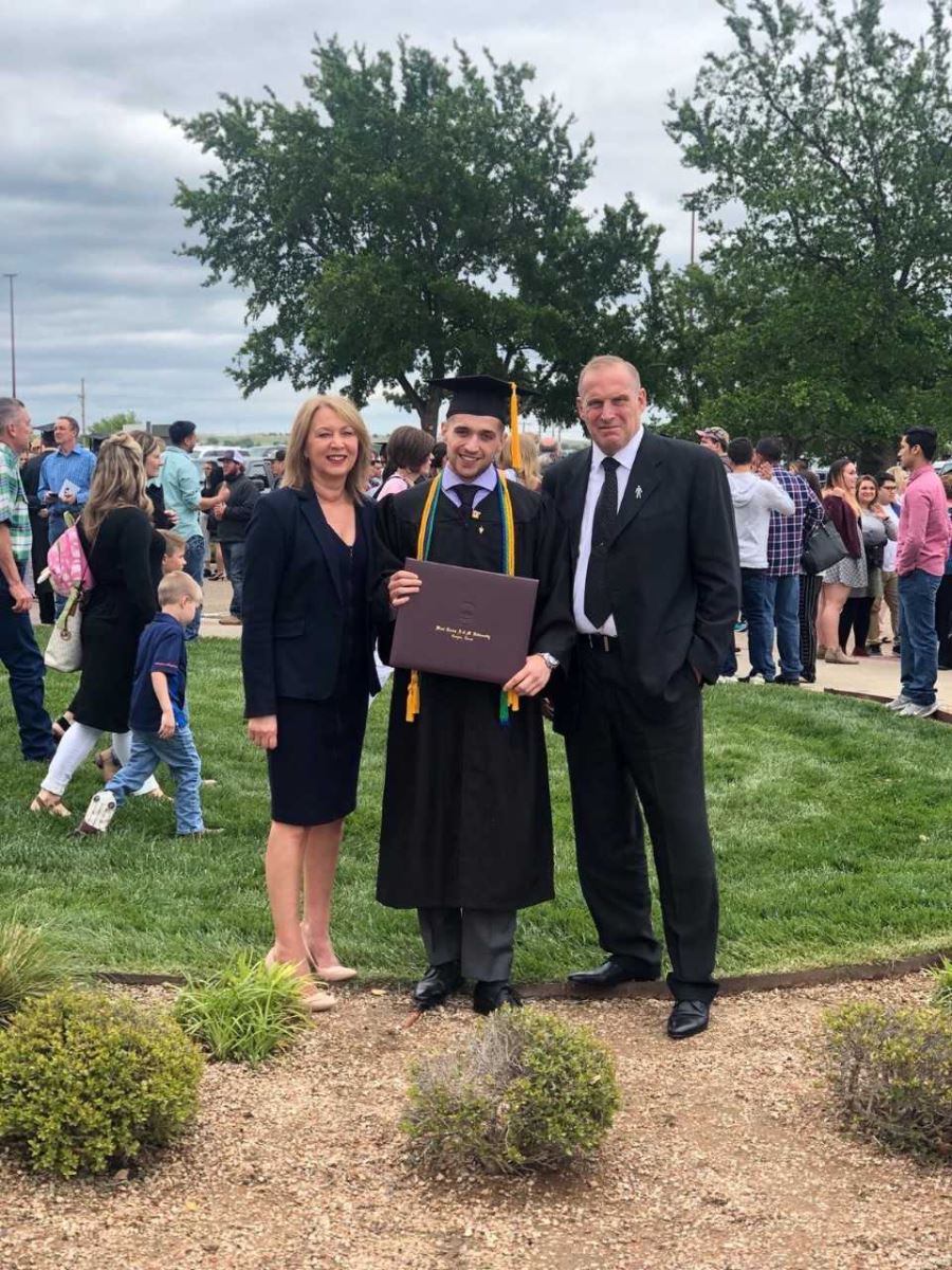 Luke Smith graduates