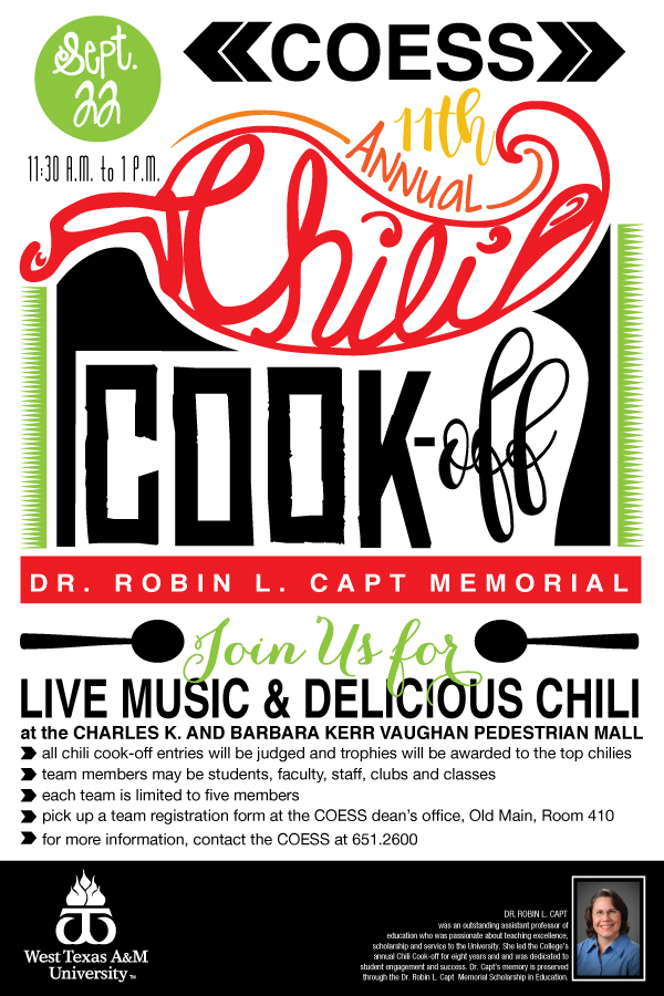 Chili Cook-off Flyer