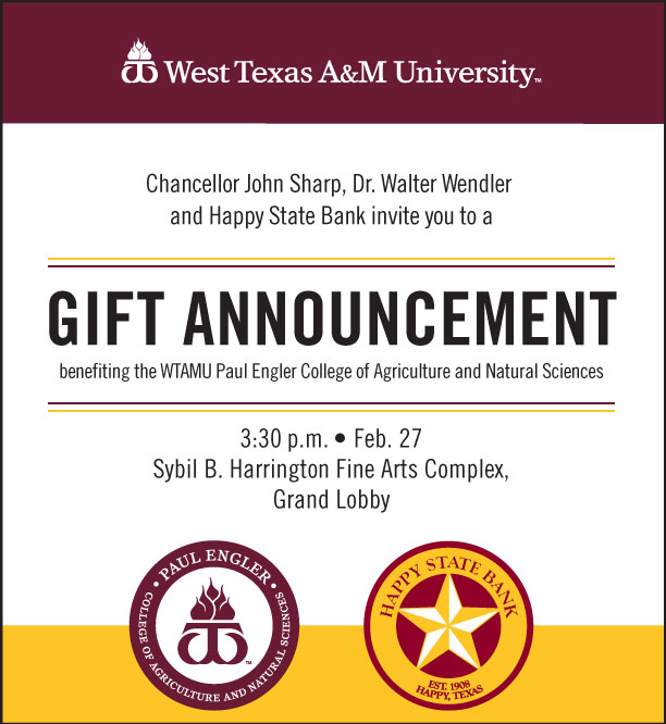 Gift Announcement