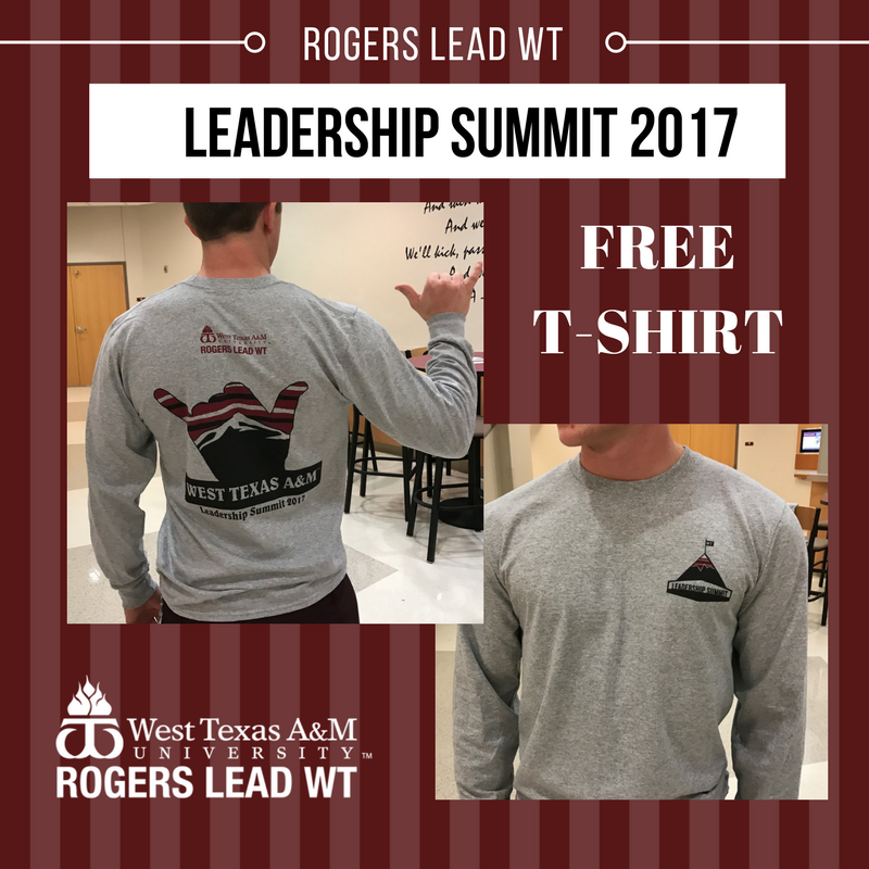 Leadership Summit free T-shirts