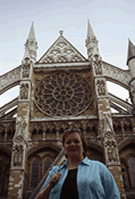 Me at Westminster Abbey, Summer 2005